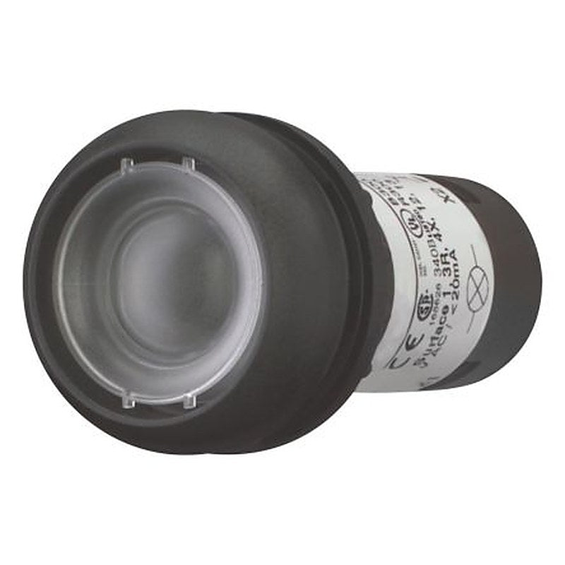 Eaton, C22, Panel Mount Blue LED Push Button Switch, 22.5 mm Cutout, IP69K, IP67, Dome, 230V
