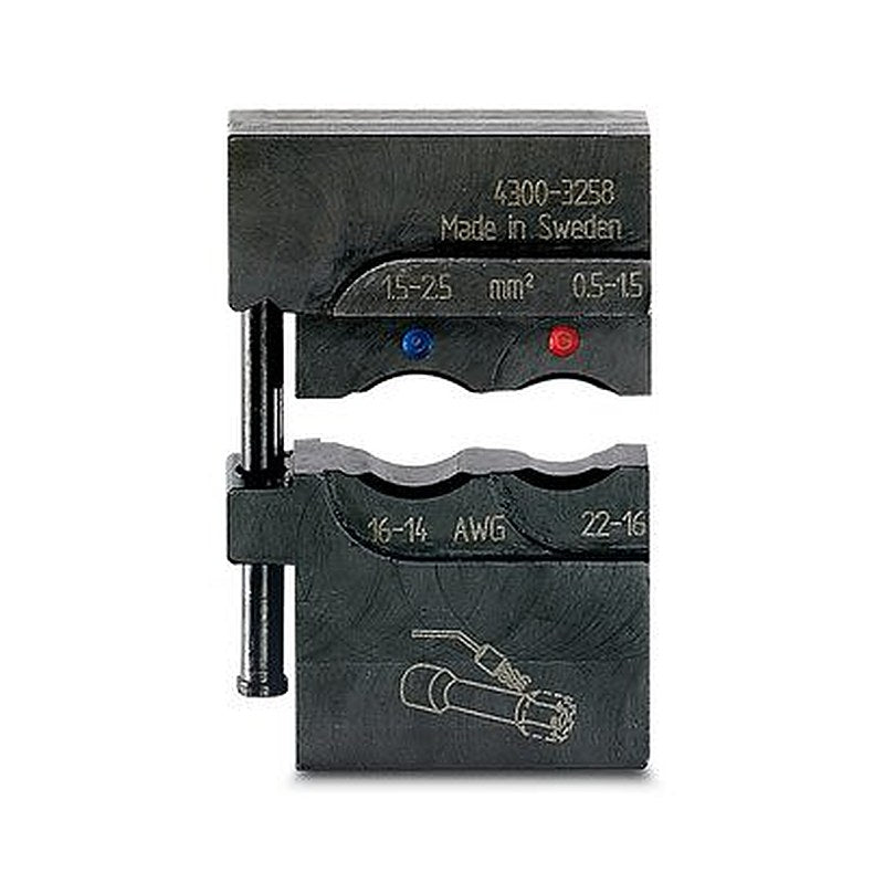 Phoenix Contact Crimpfox 1219092 0.5 - 1.5 mm² and 1.5 - 2.5 mm² Crimp Tool Crimp Insert for Connector