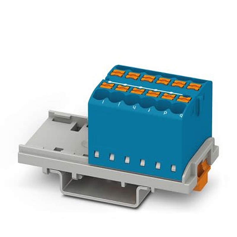 Phoenix Contact Distribution Block, 12 Way, 440V, 22.5A, Blue