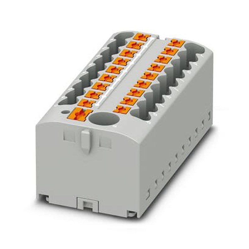 Phoenix Contact Distribution Block, 18 Way, 440V, 22.5A, Grey