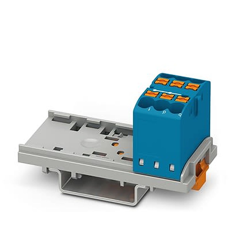 Phoenix Contact Distribution Block, 6 Way, 440V, 22.5A, Blue