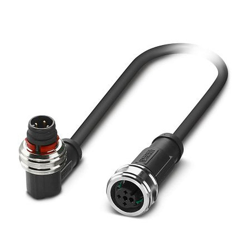 Phoenix Contact Male M12 Male Connector to Female M12 Female Connector Sensor Actuator Cable, 1.5 m