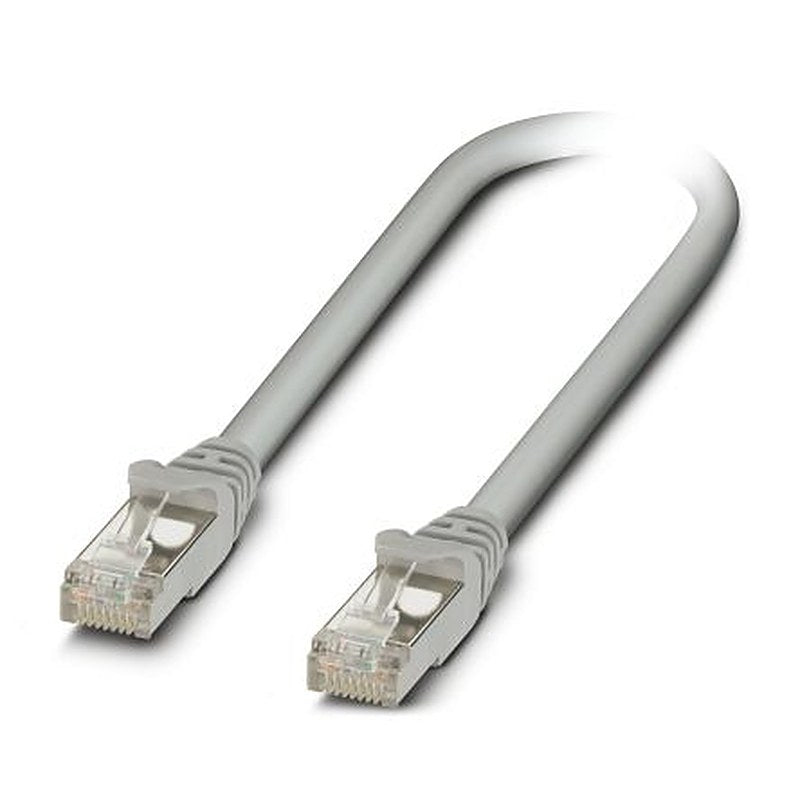 Phoenix Contact, 0.5 m Cat5 Ethernet Cable, Grey, S/UTP 8 Screened Low Smoke Zero Halogen Sheath