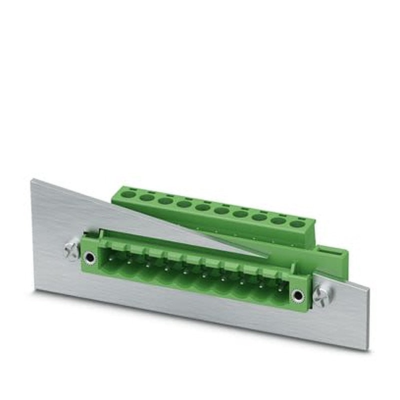 Phoenix Contact DFK Series Pluggable Terminal Block, 24-Contact, 5.08 mm Pitch, 1 Row, 1230719
