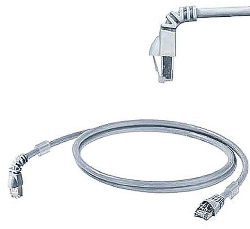 Weidmüller, 2 m Cat6 Ethernet Cable, Grey, Shielded Screened Low Smoke Zero Halogen Sheath