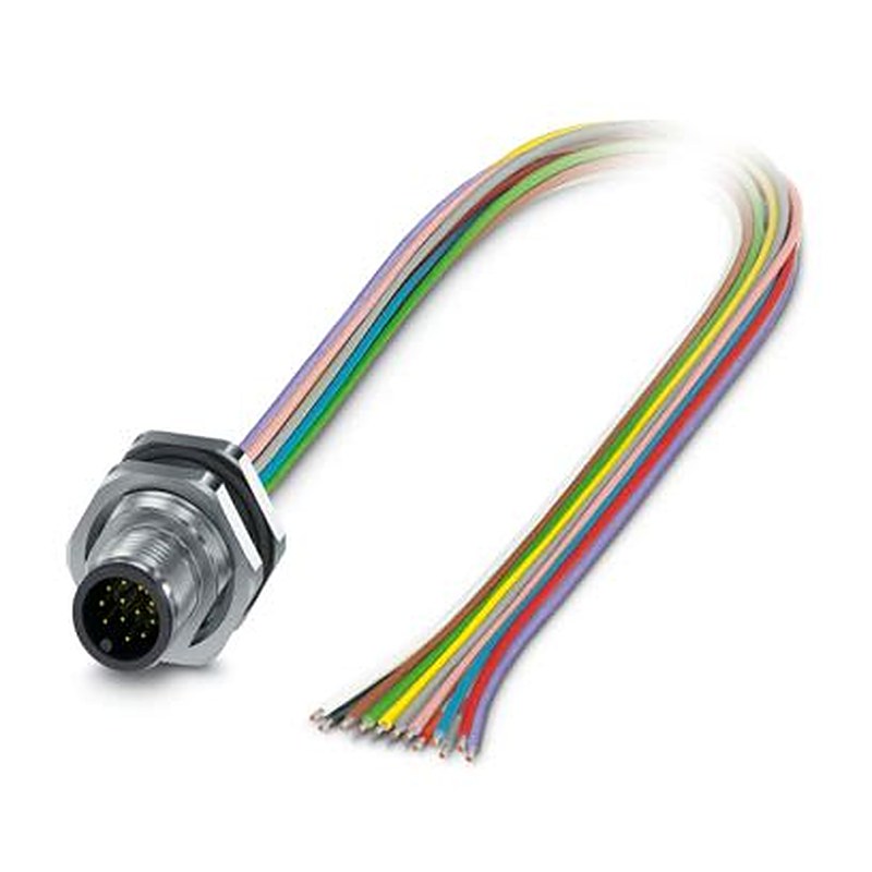 Phoenix Contact Circular Connector, 17 Contacts, Plug-in, M12 Connector, Plug, Male, IP65, IP67, SACC Series