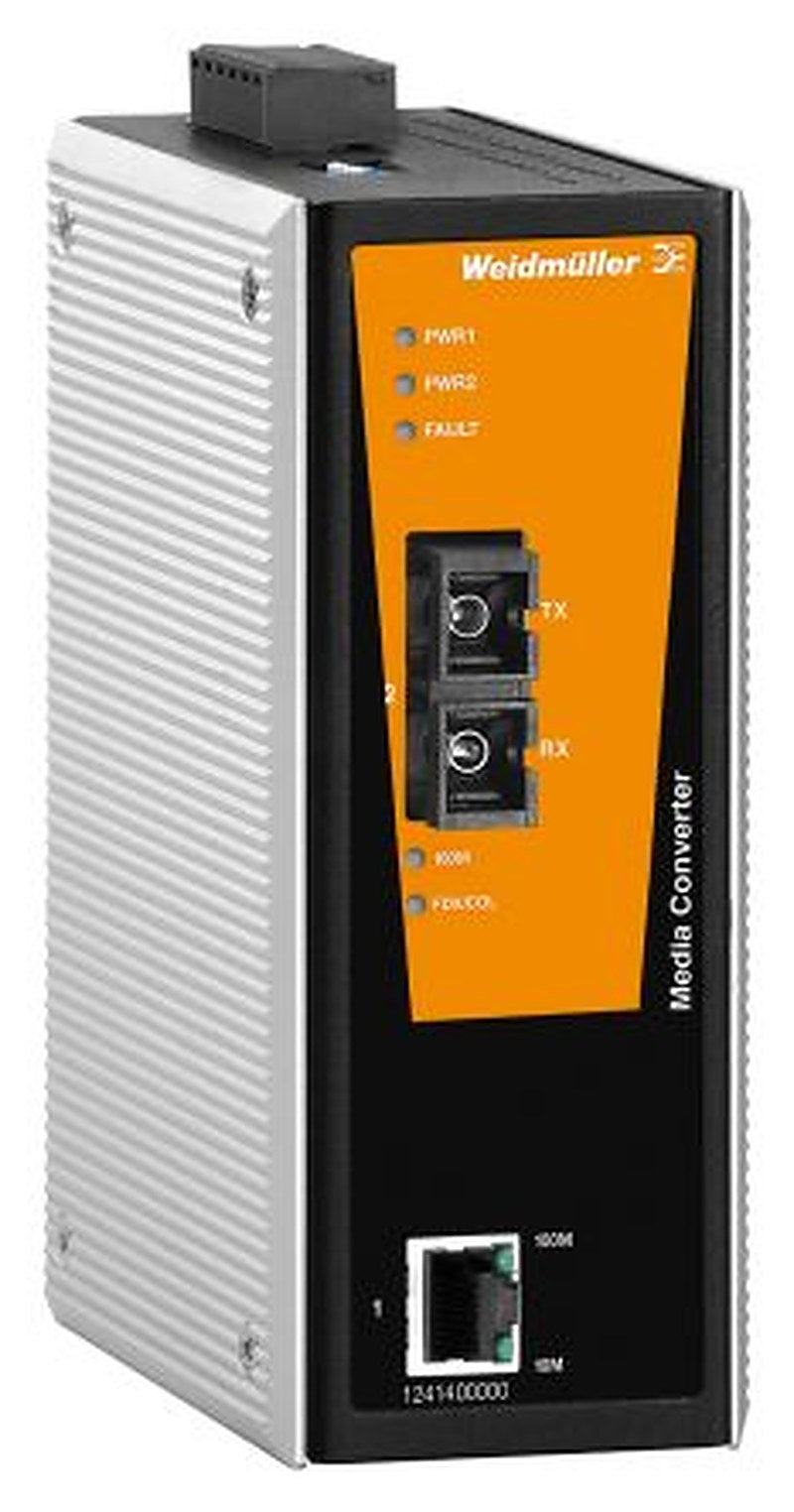 Weidmüller RJ45 Ethernet Media Converter Ethernet Media Converter, Multimode, Full Duplex, Half Duplex 5 km