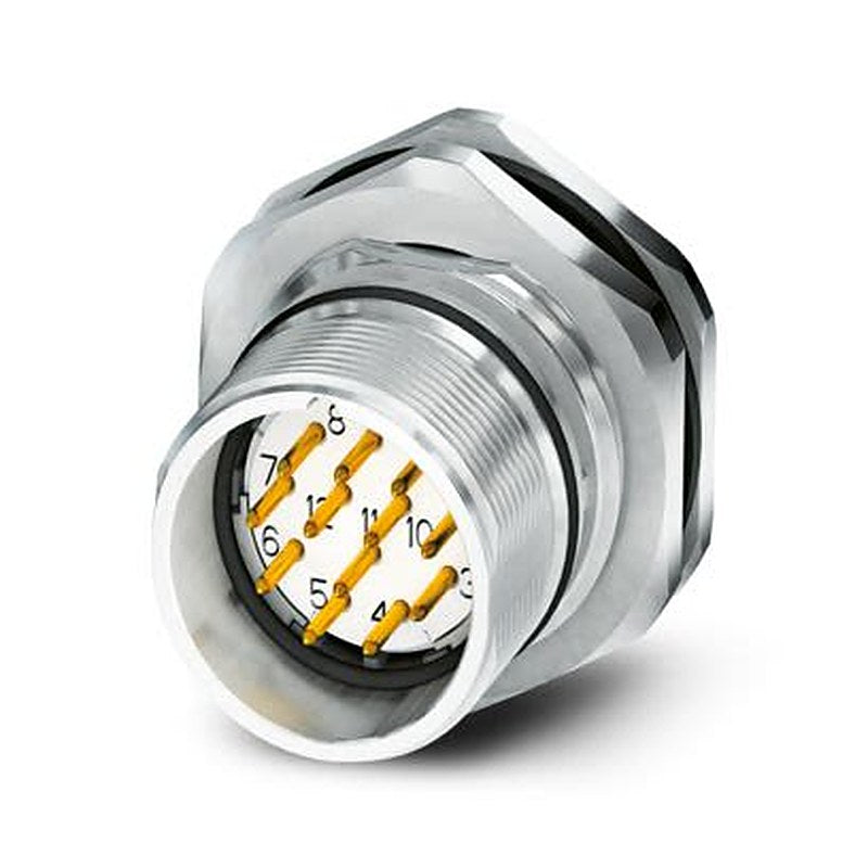 Phoenix Contact Circular Connector, 16 Contacts, Rear, M23 Connector, Plug, Male, IP67, CA Series