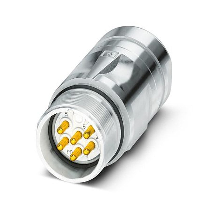 Phoenix Contact Connector, 9 Contacts, Cable, M23 Connector, Plug, Male, IP67, CA Series