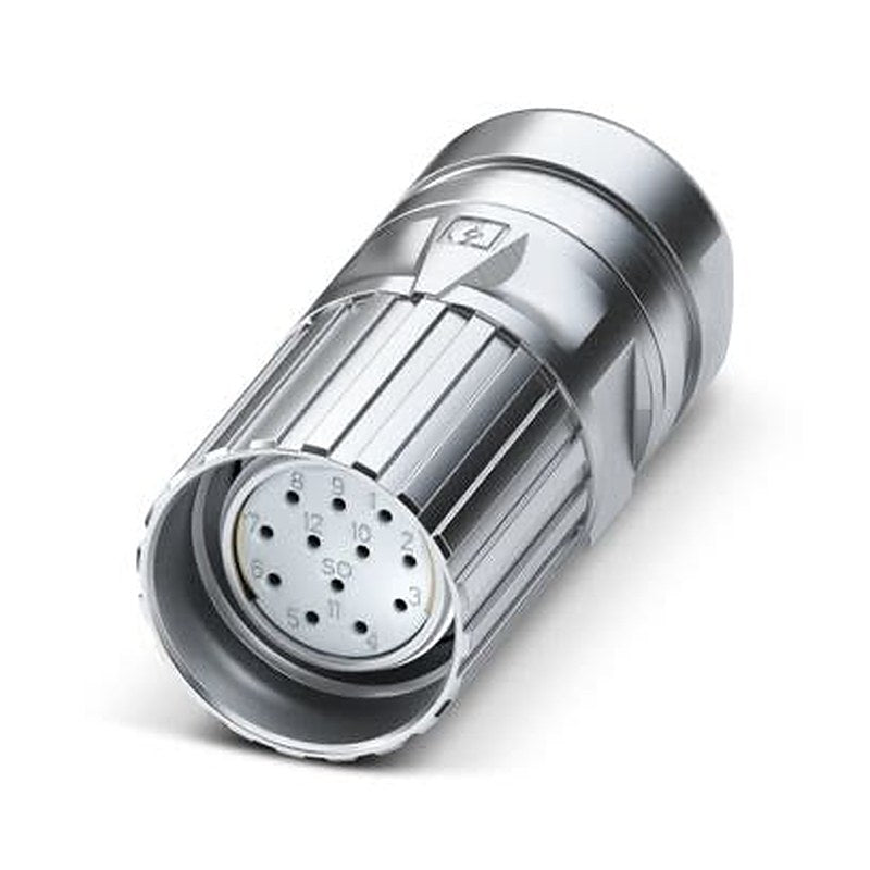 Phoenix Contact Circular Connector, 12 Contacts, Cable, M23 Connector, Plug, Male, IP67, CA Series