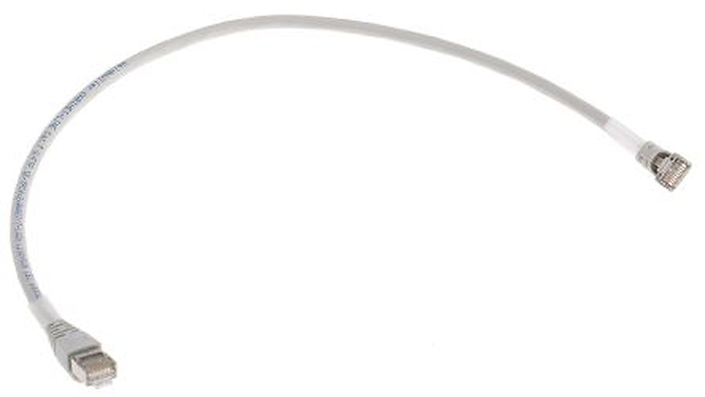 Weidmüller, 0.5 m Cat6 Ethernet Cable, Grey, Shielded Screened Low Smoke Zero Halogen Sheath