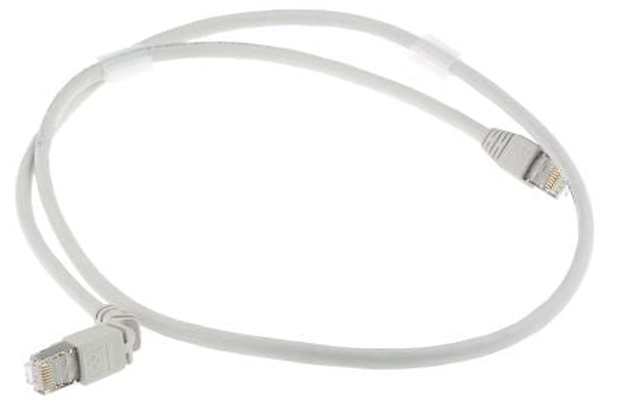 Weidmüller, 1 m Cat6 Ethernet Cable, Grey, Shielded Screened Low Smoke Zero Halogen Sheath