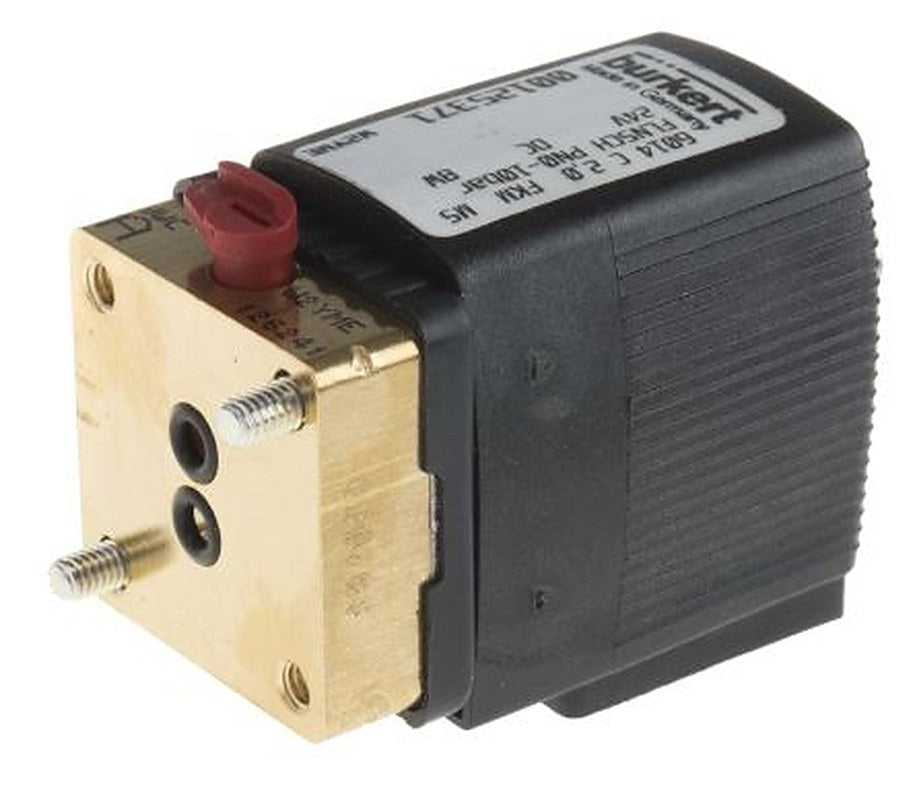 Burkert Solenoid Valve 125371, 3 Port, NC, 24V dc