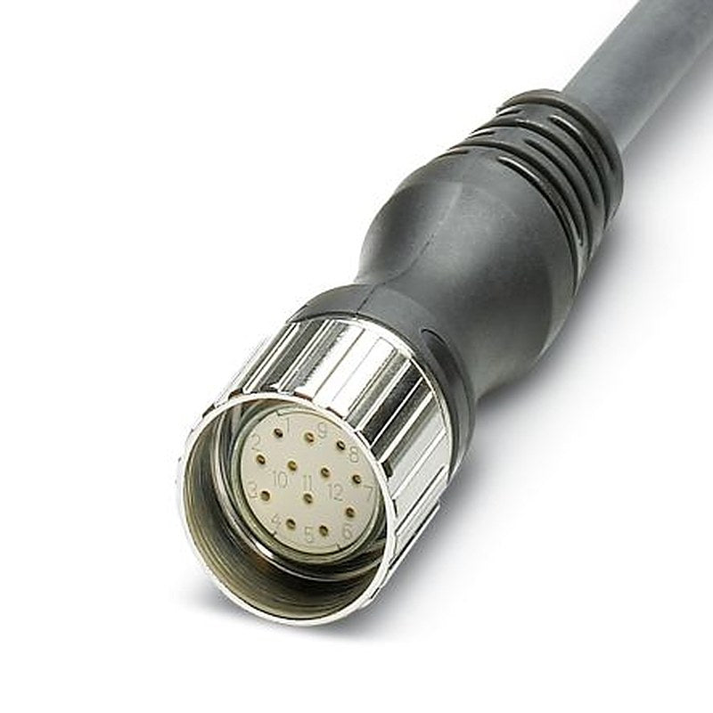 Phoenix Contact Female 12 way Straight to 11 way Straight Actuator/Sensor Cable, 10 m
