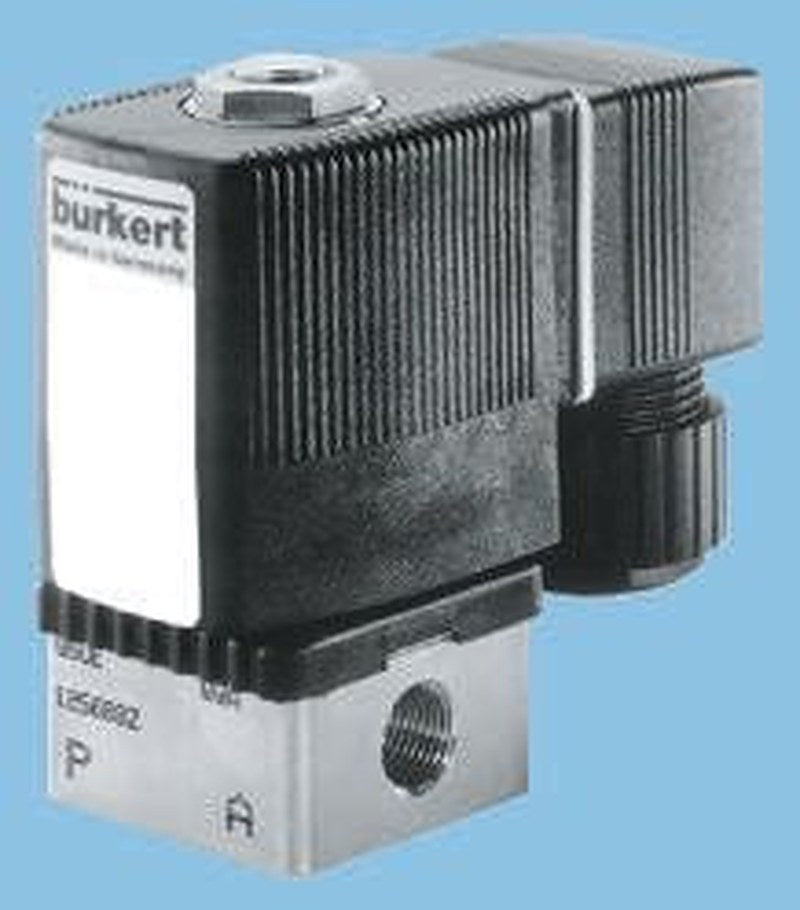 Burkert Solenoid Valve 126092, 2 Port, NC, 24V ac 3.18 mm, 3.18 mm