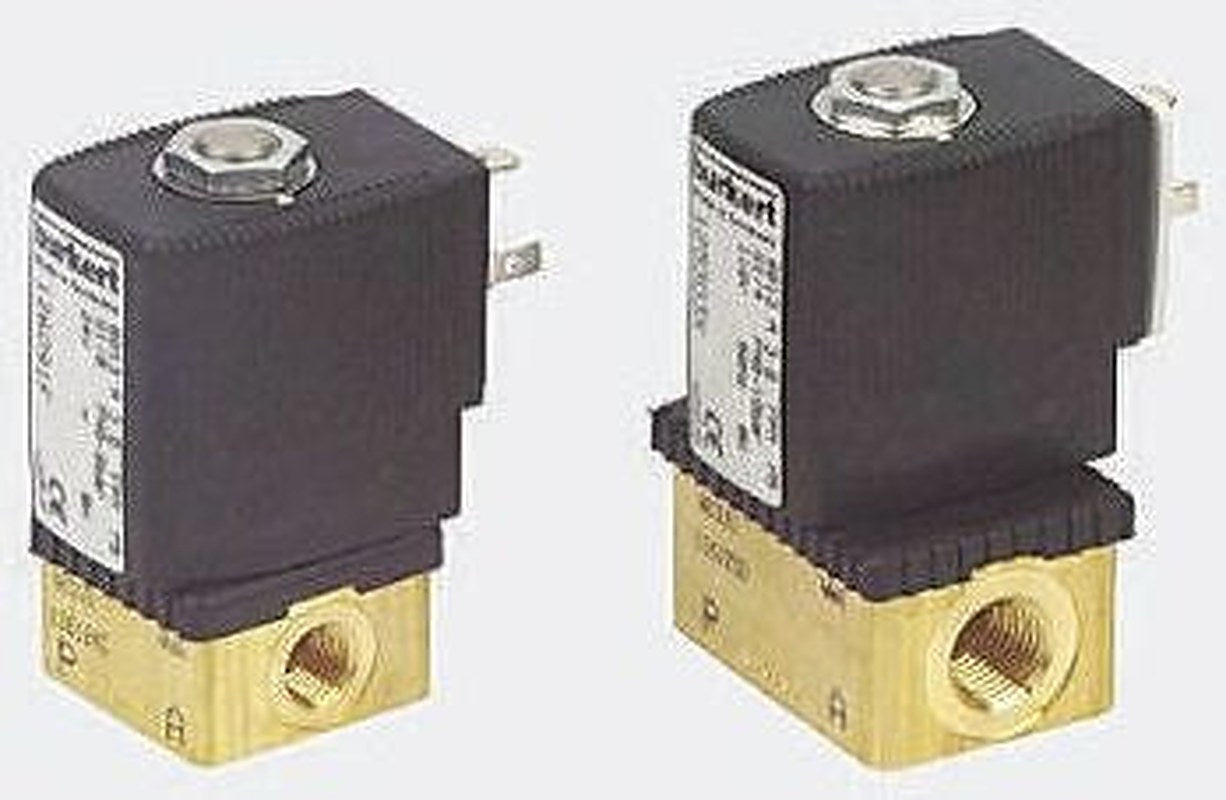 Burkert Solenoid Valve 126093, 2 Port, NC, 110V ac 1/8 in G