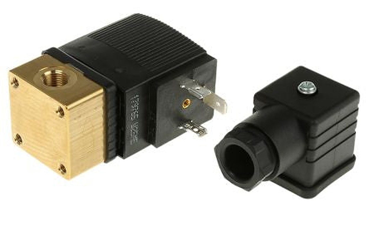 Burkert Solenoid Valve 126190, 2 Port, NC, 230V ac 1/8 in G, 1/8 in G