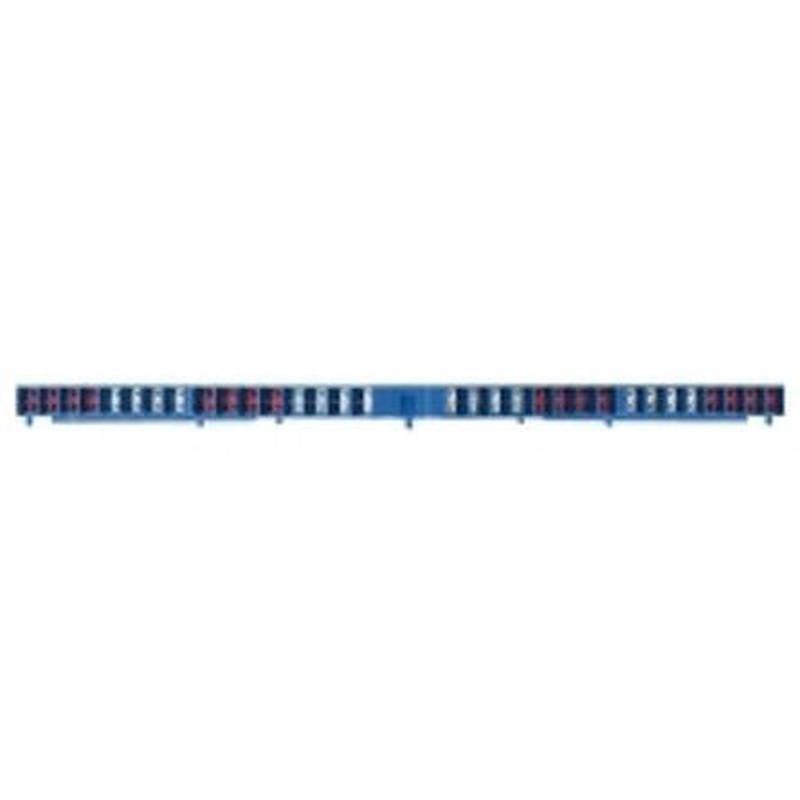 Weidmüller 1267800000 P Series DIN Rail Terminal Block Blue, 16-Level, Push-in