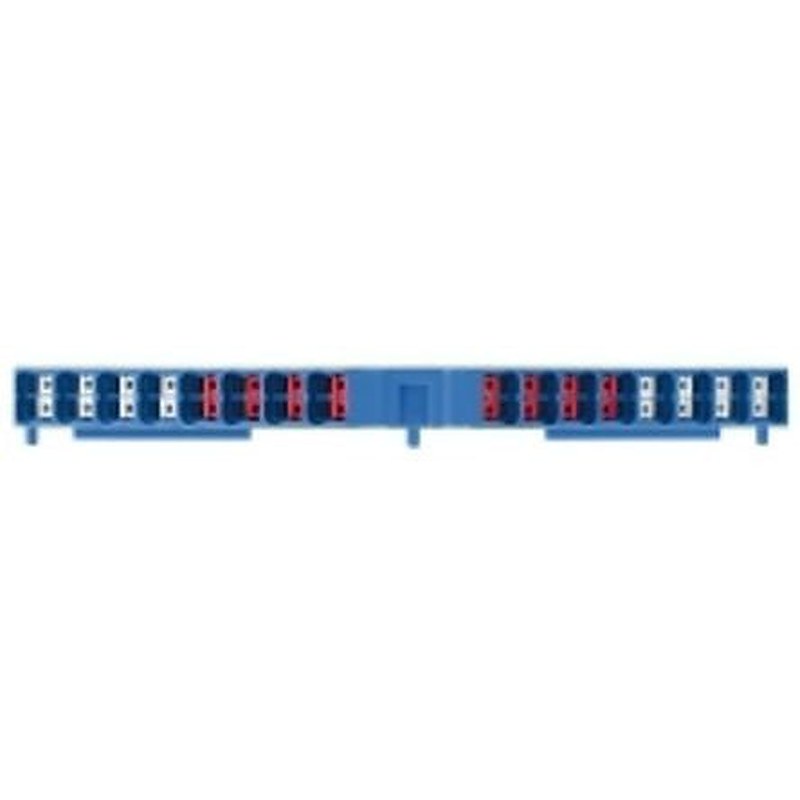 Weidmüller 1267840000 P Series DIN Rail Terminal Block Blue, 1.5mm², 8-Level, Push-in