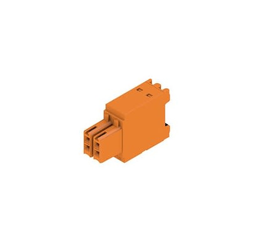 Weidmüller OMNIMATE Signal - series B2C/S2C 3.50 - 2-row Series Pluggable Terminal Block, 4-Contact, 3.5 mm Pitch, 1