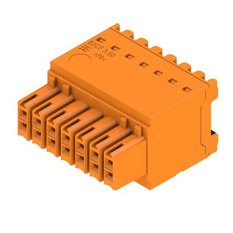 Weidmüller 1277330000 Series Plug-in PCB Socket, 14-Contact, 2 Row, 3.5 mm Pitch Push-in