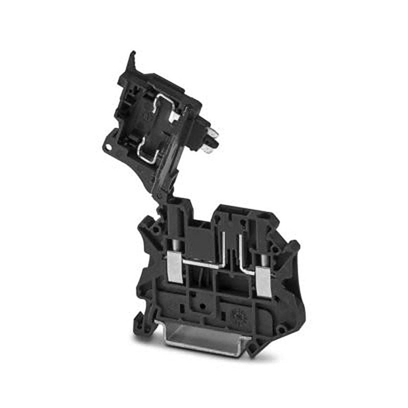 Phoenix Contact 1277638 Fuse Modular Terminal Block Black, 2.5mm², 1-Level Fused, Screw, UKCA-EX, ATEX, IECEx