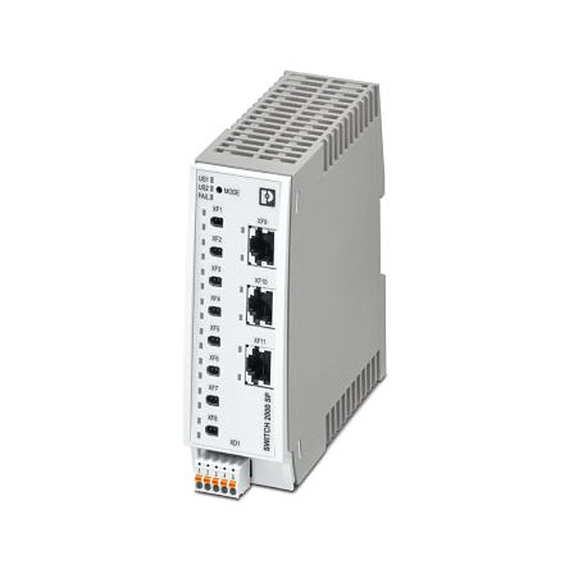 Phoenix Contact FL SWITCH Series DIN Rail Ethernet Switch, 3, 1000Mbps Transmission, 24 V