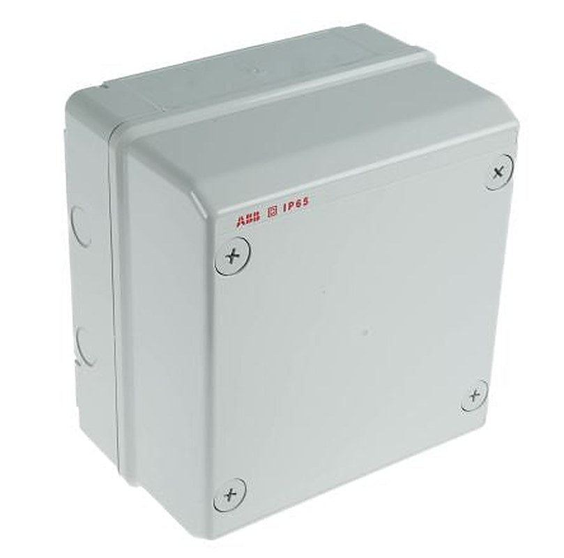 ABB Grey Polycarbonate Junction Box, IP65, 140 mm, 140mm 220 mm