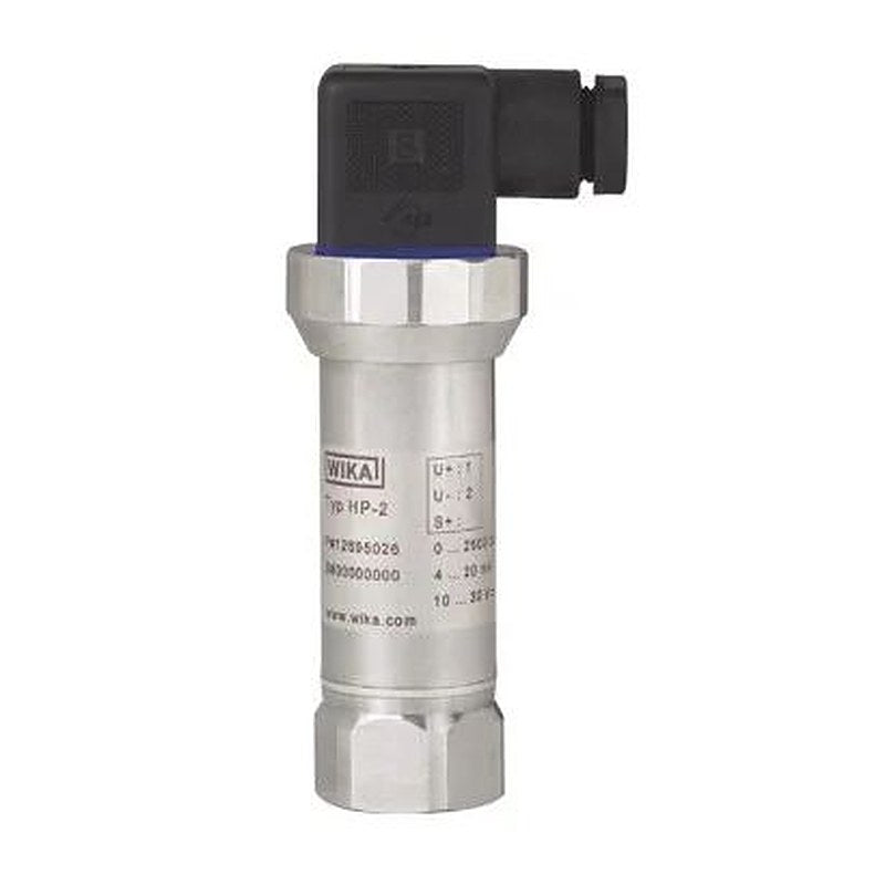 WIKA HP-2 Series Pressure Sensor, 2-Wire, 4 to 20 mA Output 0 bar 4000 bar, Gauge Reading