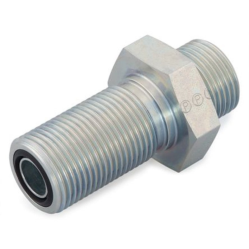 Parker 12WMLOWLNMLS Hydraulic Fitting Male, Steel, 0.75 in Hose ID