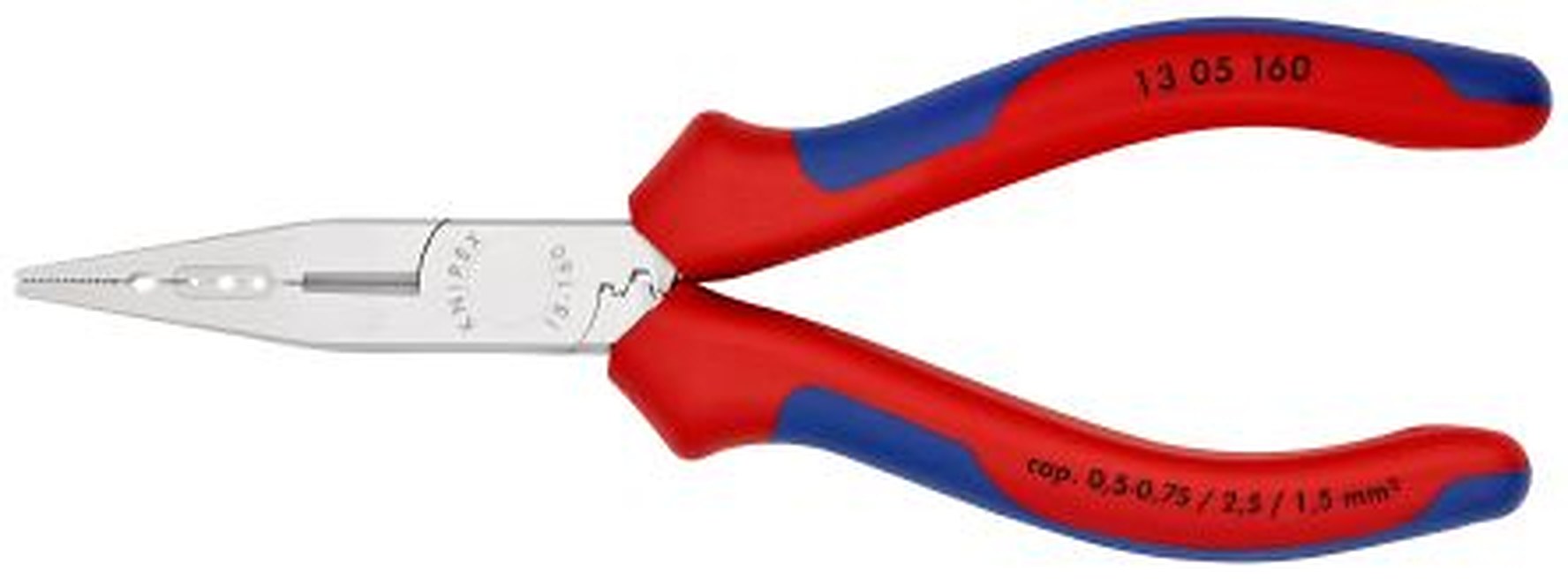 Knipex 13 05 160 1-Piece Multifunction Pliers, 160 mm Overall