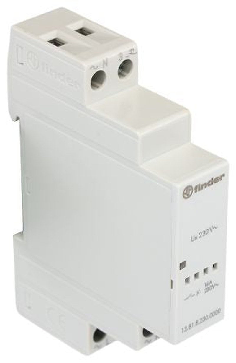 Finder DIN Rail Power Relay, 230V ac Coil, 16A Switching Current, SPST