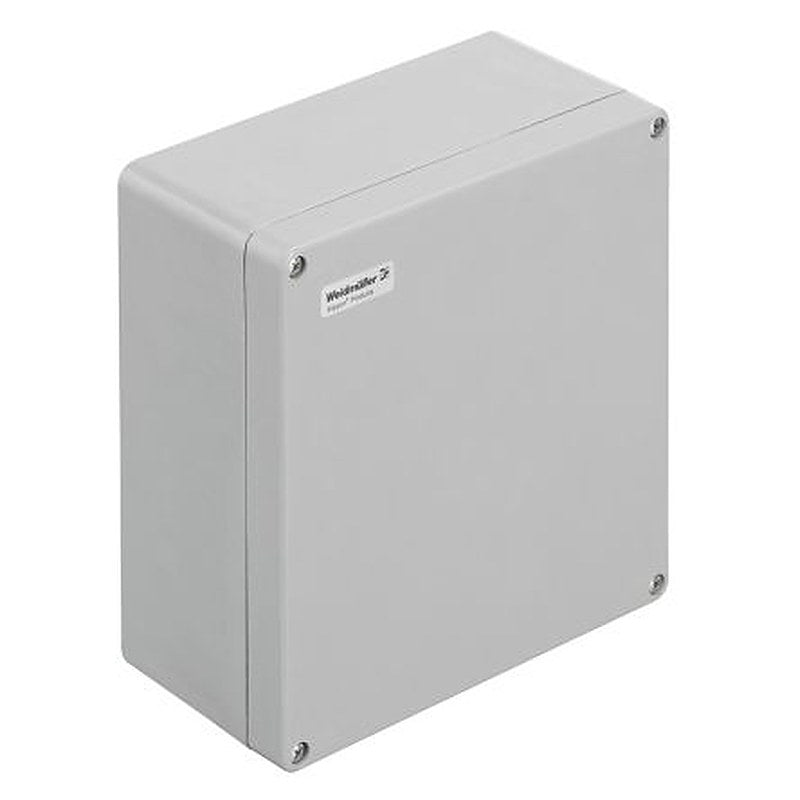 Weidmüller Klippon POK Series Grey Fibreglass Reinforced Polyester Enclosure, IP66 250 mm, 255 mm, 120 mm