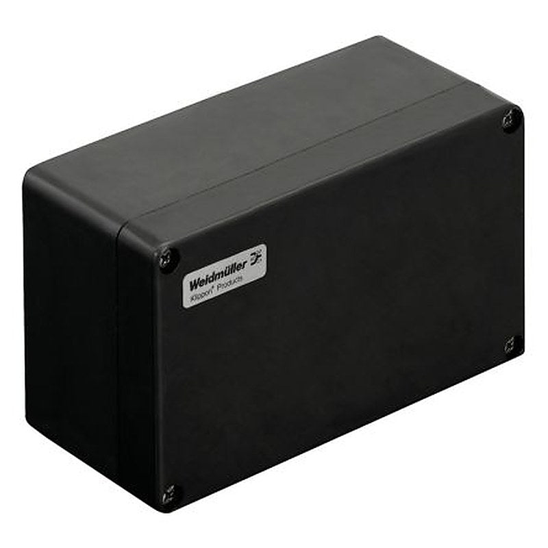 Weidmüller Klippon POK Series Black Fibreglass Reinforced Polyester Enclosure, IP66 120 mm, 220 mm, 90 mm