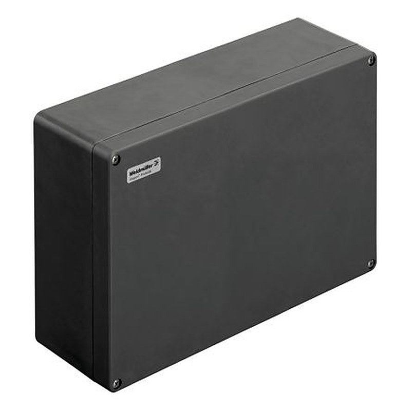 Weidmüller Klippon POK Series Black Fibreglass Reinforced Polyester Enclosure, IP66 250 mm, 400 mm, 120 mm