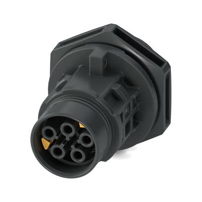 Phoenix Contact Industrial Circular Connector, 5 Contacts, Front, Standard Connector, Socket, Female, IP66, IP68, IP69,