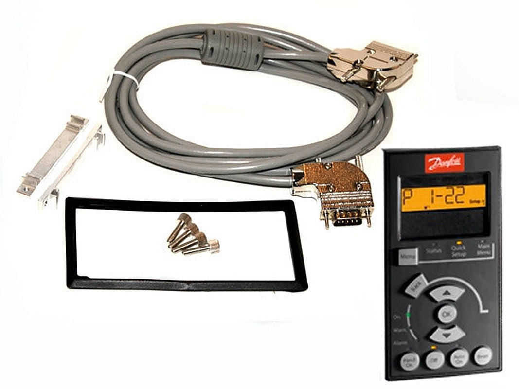 Danfoss 130B1114 - LCP Mounting Kit w/ numerical LCP101, 3m