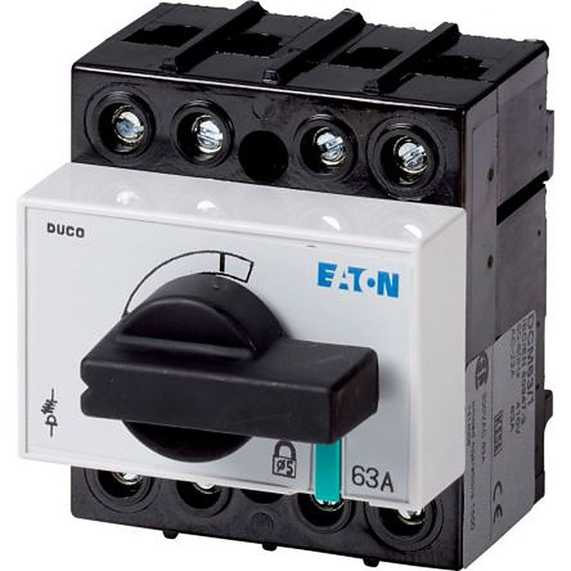 Eaton Fuse Switch Disconnector, 3-Pole, 63 A, 63A