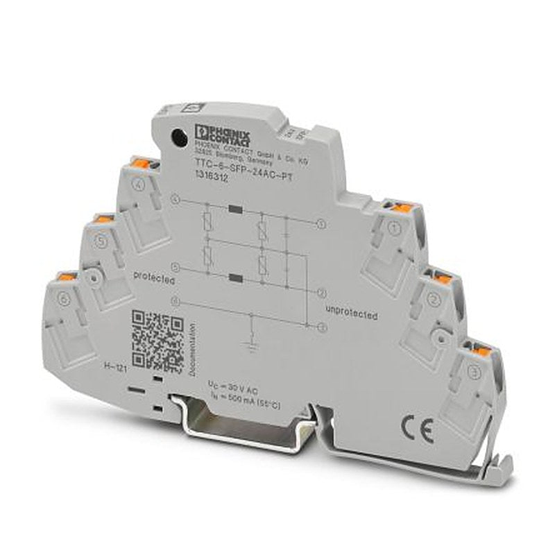 Phoenix Contact, TTC-6, DIN Rail Surge Protector