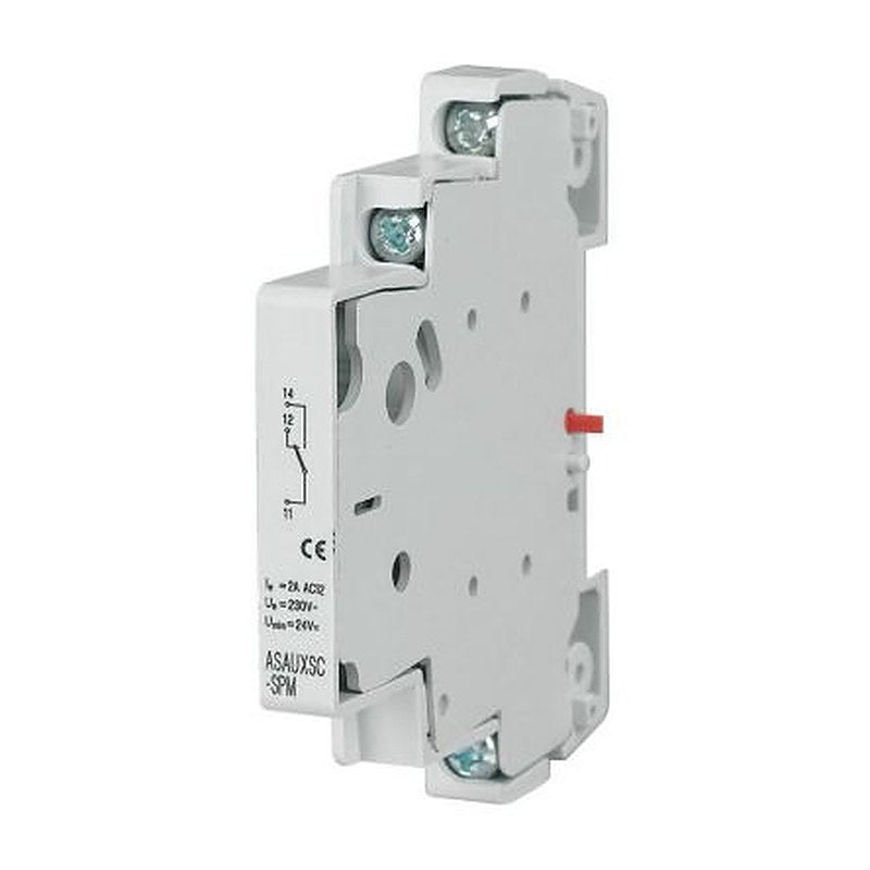 Eaton Auxiliary Contact, 1 Contact, 1 CO, Eaton Distribution, Top Mount, 131785 ASAUXSC-SPM