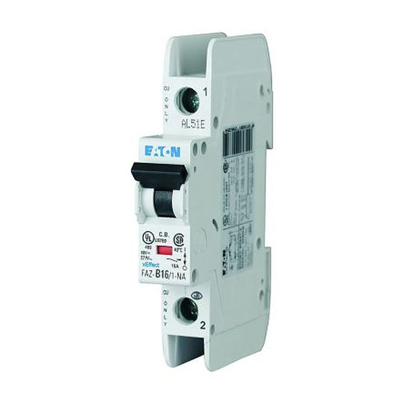 Eaton xEffect FAZ Miniature Circuit Breaker, 1-Pole, 4A, Type B, 240V ac AC, 60 V dc DC, 15 kA Breaking Capacity