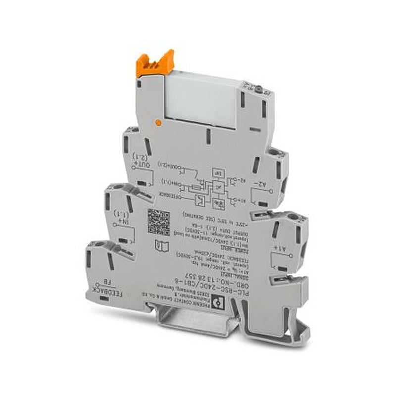 Phoenix Contact PLC-RPT Series Relay Module, DIN Rail, 24V dc Coil