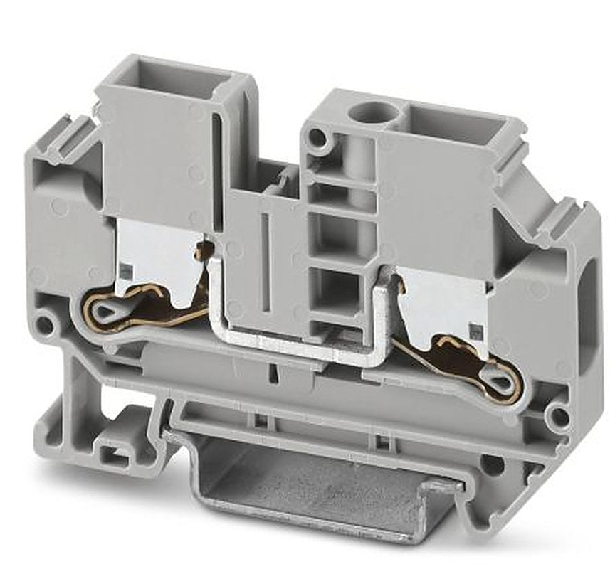 Phoenix Contact 1329493 XTV 6 Series Feed Through Terminal Block Grey, 6mm², 1-Level, Push-in