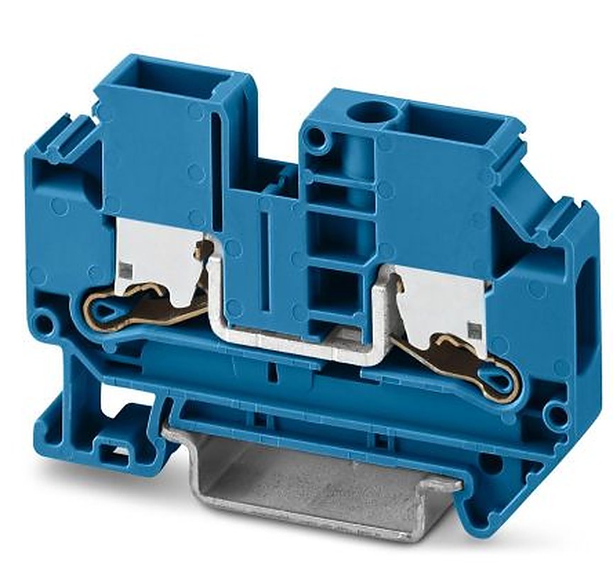 Phoenix Contact 1329494 XTV 6 BU Series Feed Through Terminal Block Blue, 6mm², 1-Level