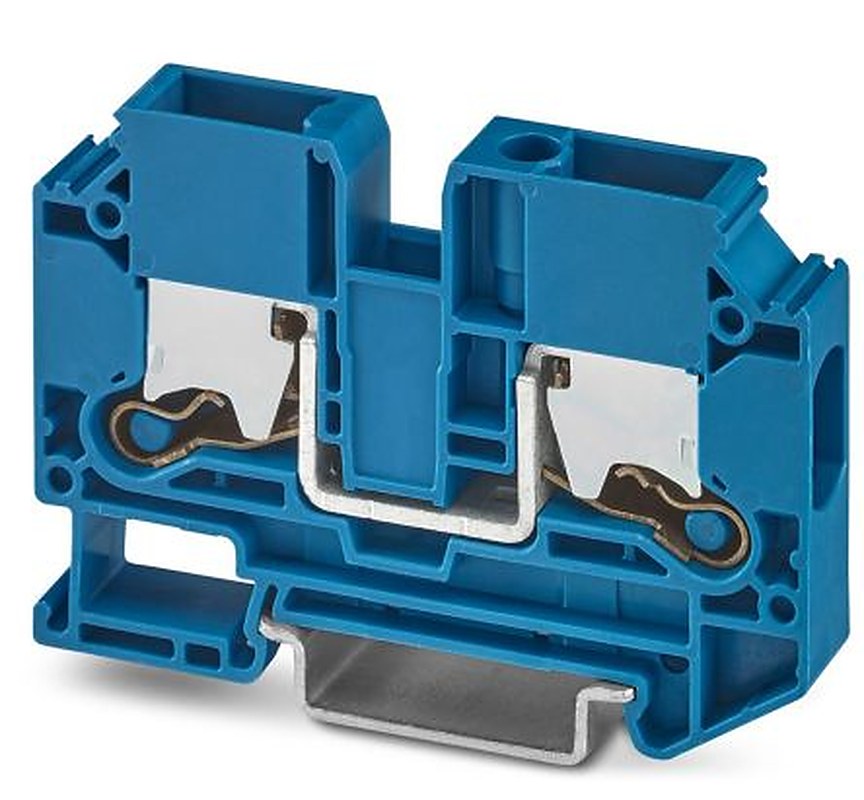 Phoenix Contact 1329549 XTV 10 BU Series Feed Through Terminal Block Blue, 10mm², 1-Level