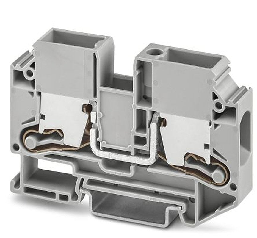 Phoenix Contact 1329672 Feed Through Terminal Block Grey, 25mm², 2.5 mm², 2-Level, Push-in