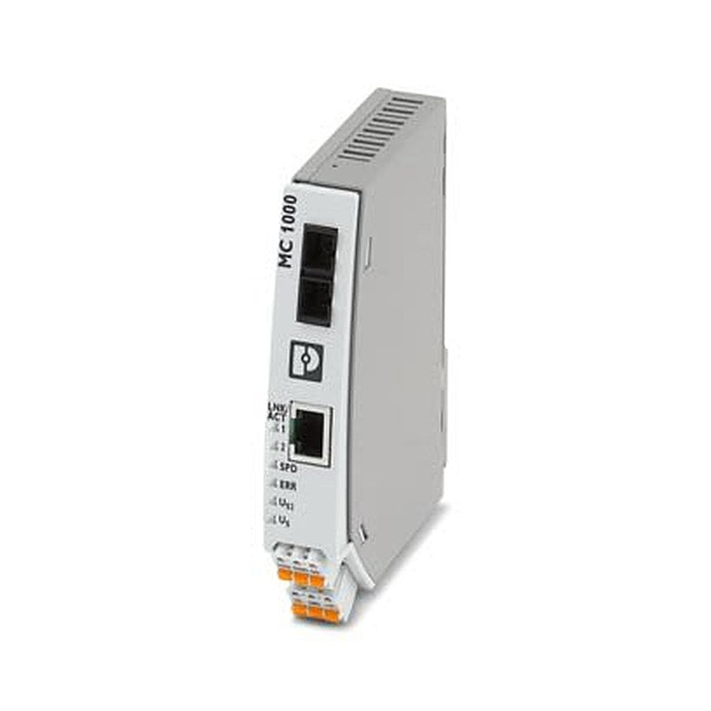 Phoenix Contact RJ45 Ethernet Media Converter, Single Mode, 100Mbps, Single Mode 20 km