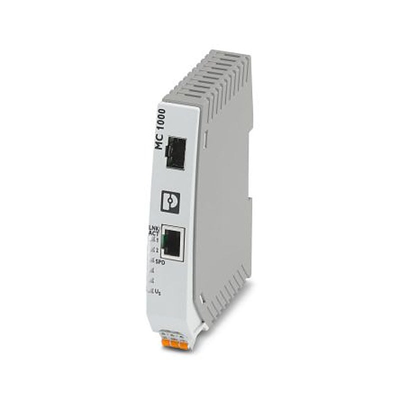 Phoenix Contact SFP, RJ45 Ethernet Media Converter 100 m