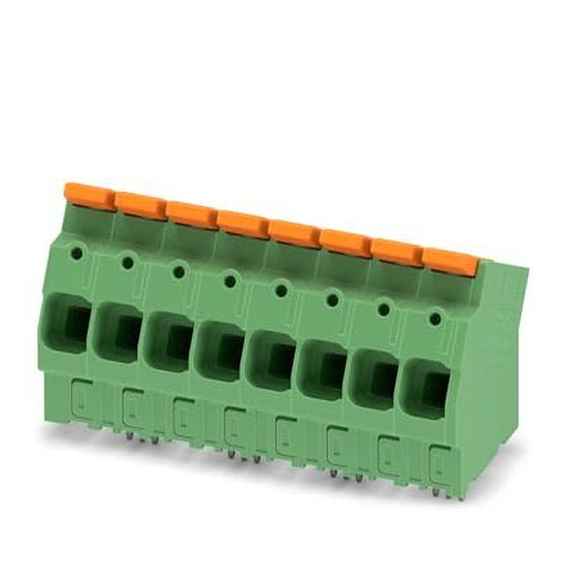 Phoenix Contact LPTA Series PCB Terminal Block, 8-Contact, 10 mm Pitch, Wave Soldering Mount, 1 Row