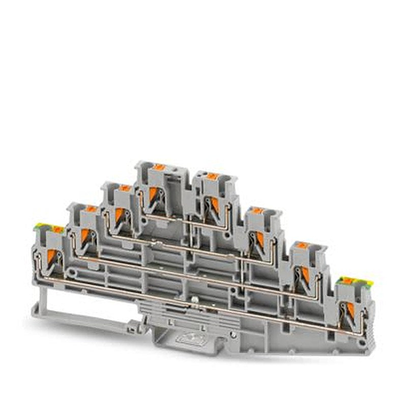 Phoenix Contact 13364 Series Multi Level Terminal Block Grey, 0.14mm², 4-Level, Push-in